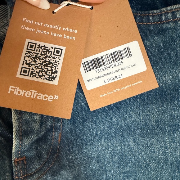 Reformation Cary High Rise Slouchy Wide Leg Jeans - NWT - Picture 5 of 5